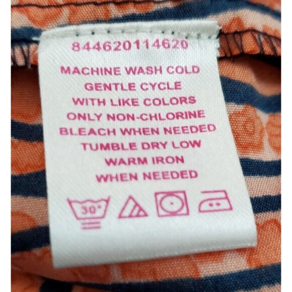 Ultra Pink Size M Black and Orange Floral Boho Side Zip Dress - Picture 12 of 14